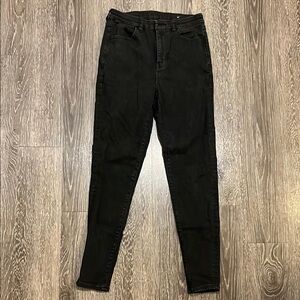 American Eagle Outfitters Black Skinny Jeans Stretchy Fit